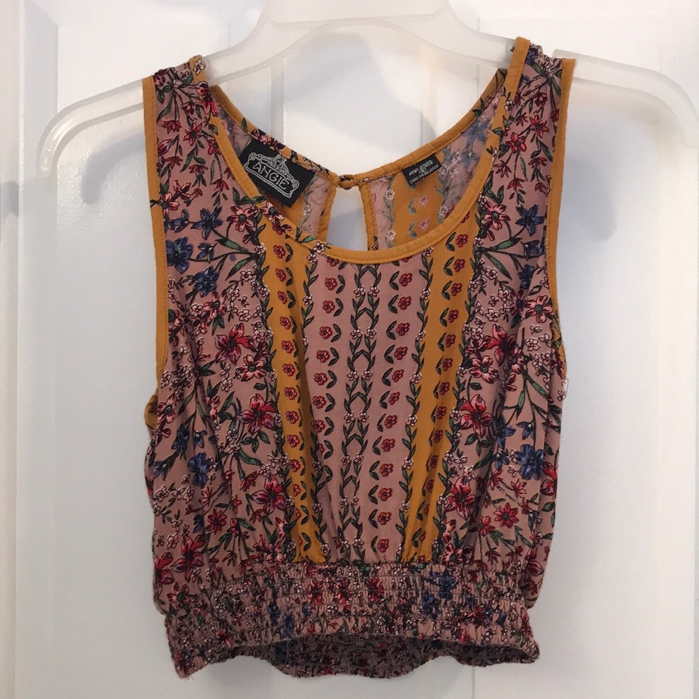 Angie Floral Crop top Size S